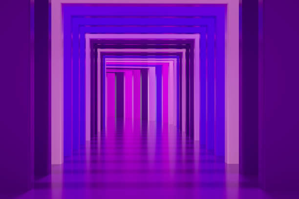 istock Abstract Colorful Tunnel Corridor Background 1319174140