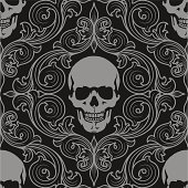 istock florall pattern fith skulls 131917560