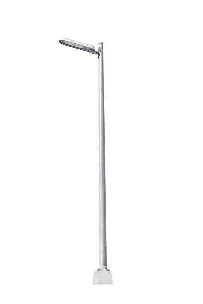 istock Street light pole isolated on a white background 1319176094