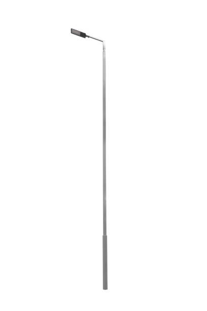 istock Street light pole isolated on a white background 1319176133