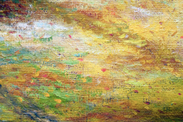 istock Abstract paint texture on canvas for design and background 1319176218