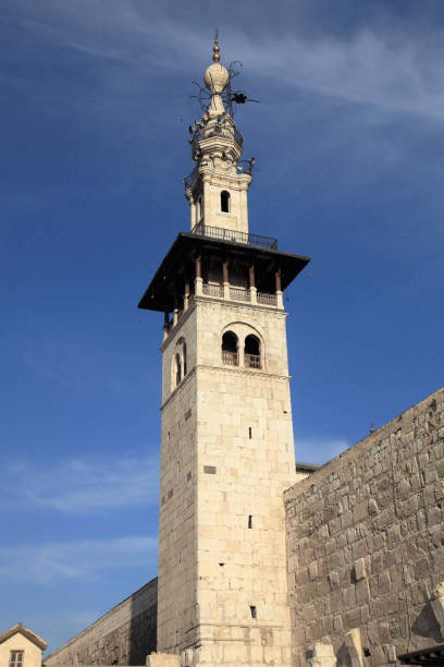 istock Damascus Umayyad Mosque is located in Syria. 1319177025