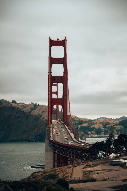 istock golden gate bridge with car traffic jam 1319178062