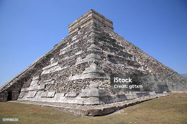 Kukulkan Pyramid In Chichen Itza Mexico Stock Photo - Download Image Now - Ancient, Ancient Civilization, Antiquities