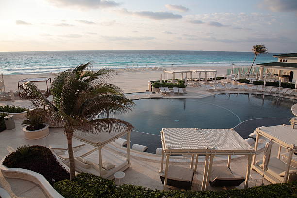 istock Cancun Carribean beach resort 131918043