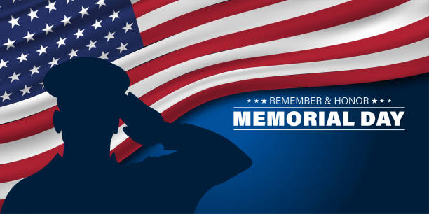 us memorial day - vet stock-grafiken, -clipart, -cartoons und -symbole