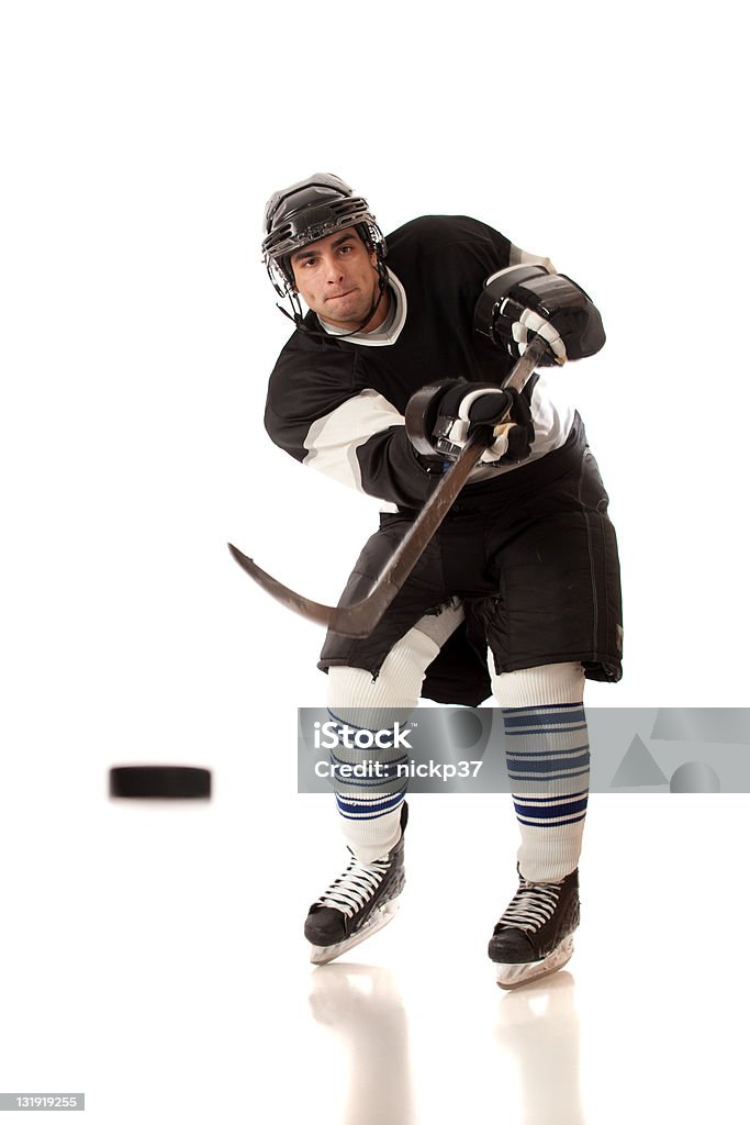 Giocatore di Hockey - Foto stock royalty-free di Adulto