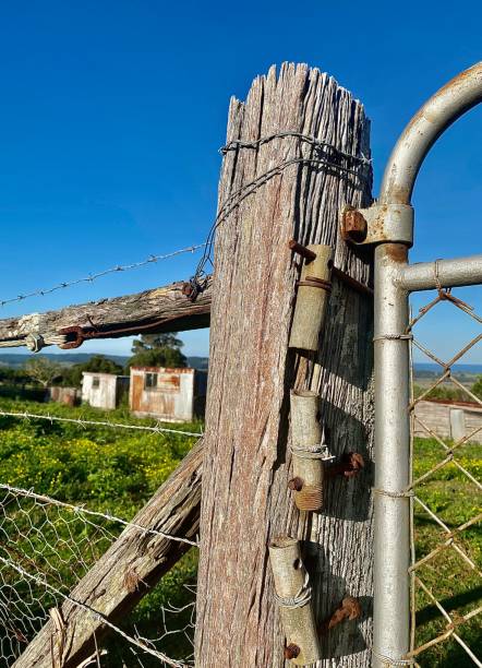 istock Rustic Eroded Rural Country Farm Fence 1319198202
