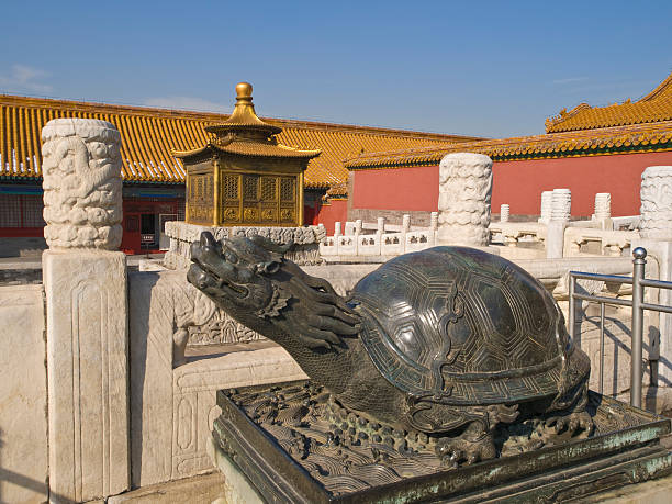 istock Turtle  sculpture in Forbidden city 131920740
