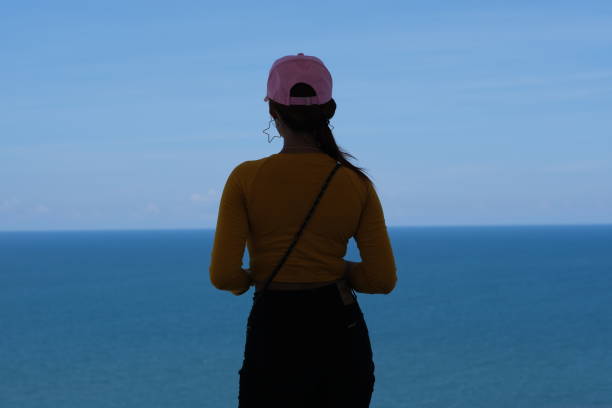 istock Woman and a sea 1319209220