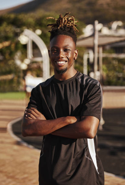 istock Shot of a young man before his workout routine 1319215946