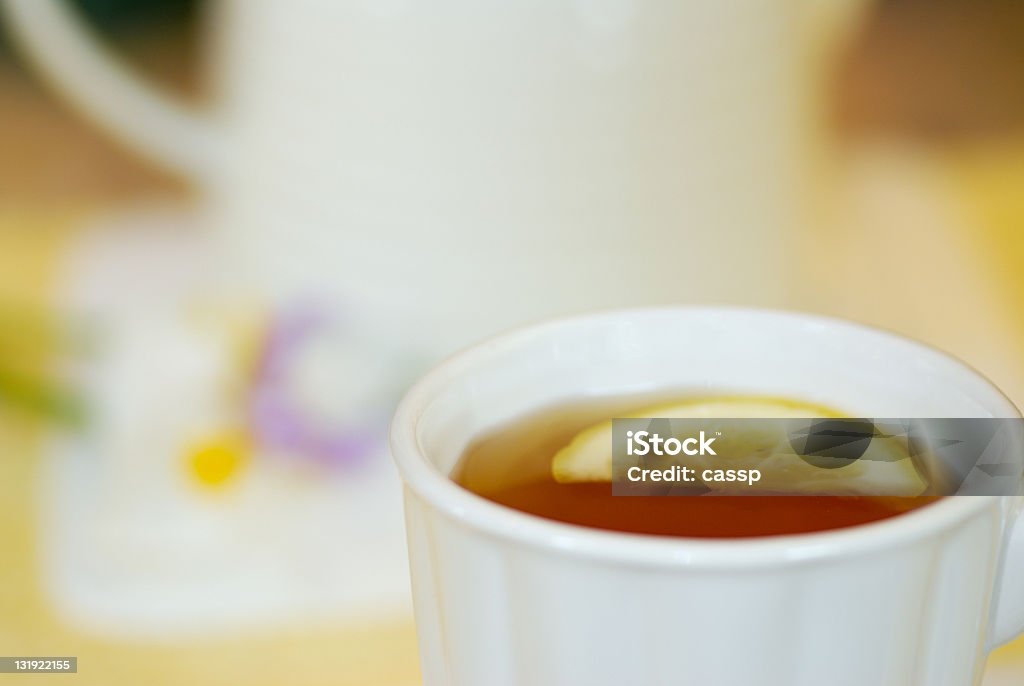 Tè con limone - Foto stock royalty-free di Alimentazione sana