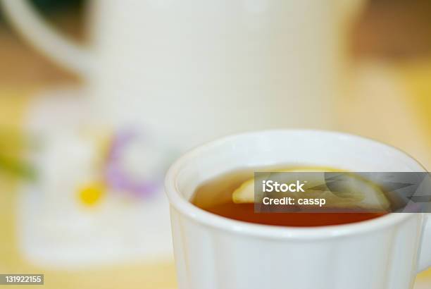 Tè Con Limone - Fotografie stock e altre immagini di Alimentazione sana - Alimentazione sana, Bere, Bianco