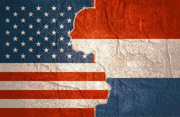 美國和荷蘭之間的關係。石材砂礫紋理 - usa netherlands 幅插畫檔、美工圖案、卡通及圖標
