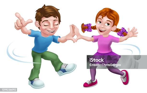 Ilustración de Niños Y Niñas Niños Dibujos Animados Personajes Infantiles Bailando y más Vectores Libres de Derechos de Baile de salón - iStock Ilustración de Niños Y Niñas Niños Dibujos Animados Personajes Infantiles Bailando y más Vectores Libres de Derechos de Baile de salón - iStock
