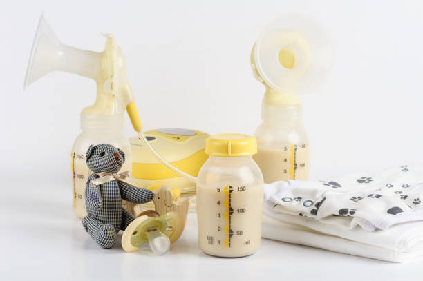 istock Bottle of mother breast milk 1319245002