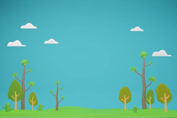 istock Nature landscape with many trees 1319248816