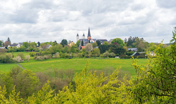 istock View to Steinfeld Abbey in Eifel National Park 1319248915