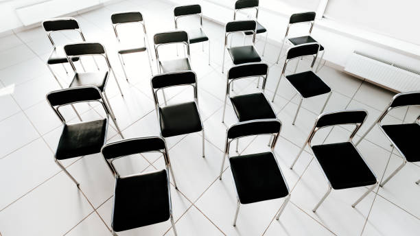 istock top view. empty bright conference room. photo with copy space 1319257922