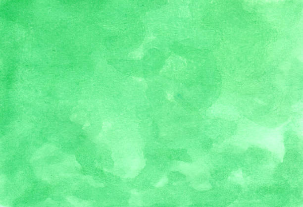 istock Abstract watercolor texture background. Creative aquarelle wallpaper. Romantic green wallpaper. Original artwork. Hand drawn illustration. Color splashing on paper. Cosmic texture 1319264211