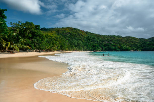 istock Seychelles, Mahe island seascape view 1319266469