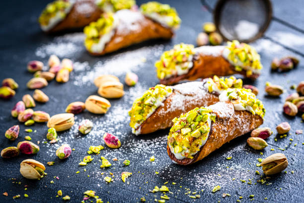 istock Typical Italian dessert Cannoli from Sicily 1319266535