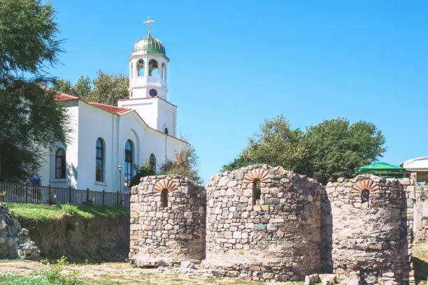 Photo of View of the ancient Orthodox church.