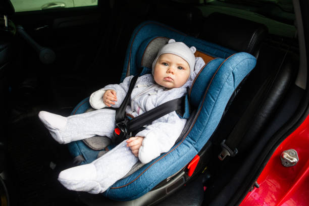 istock Baby in the car seat 1319269148
