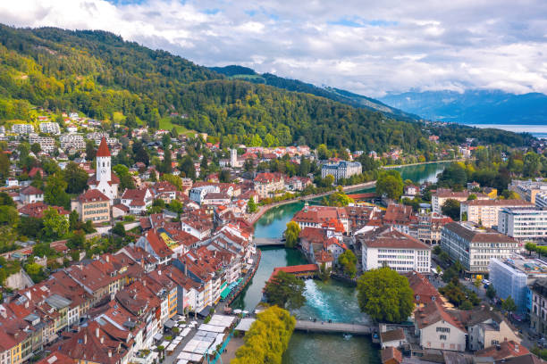 tonno - bernese oberland foto e immagini stock