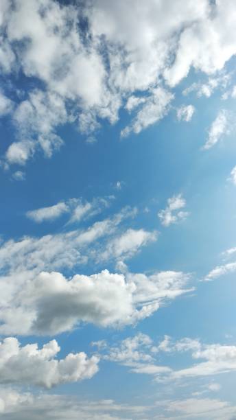 istock Cloudy rainy sky. Blue sky with clouds. Before rain in sunny day 1319274646