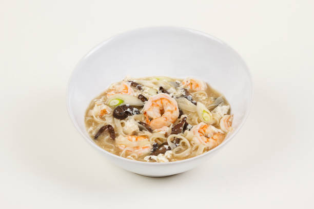istock Asian shrimp noodle soup. 1319276686