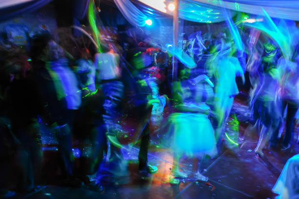 istock Long exposure of a dance floor at a party. 1319281504