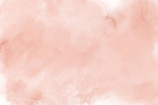 akwarela brzoskwiniowe brązowe tło do projektowania papieru - peach fruit backgrounds textured stock illustrations