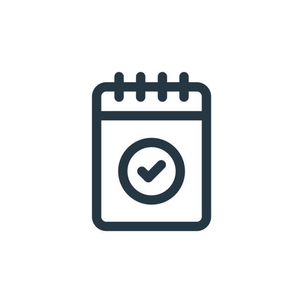 istock calendar icon vector from voting elections concept. Thin line illustration of calendar editable stroke. calendar linear sign for use on web and mobile apps, logo, print media.. 1319288927