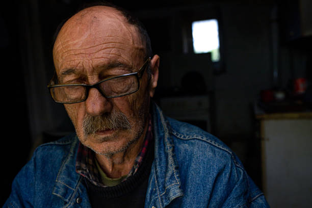 istock Senior man staring at the camera 1319293147