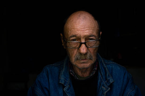 istock Senior man staring at the camera 1319293151