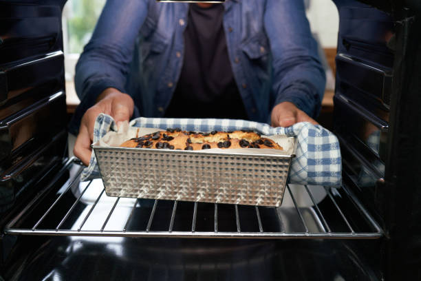 istock Baking Banana Bread in the Oven 1319293644