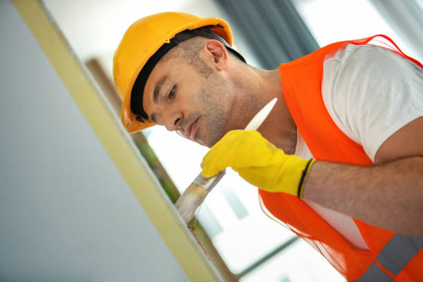 istock Handyman painting a wall. 1319297933