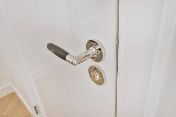 istock Stylish white door 1319300348
