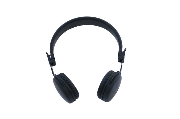 istock Wireless on-ear headphones isolated on white background. 1319300910