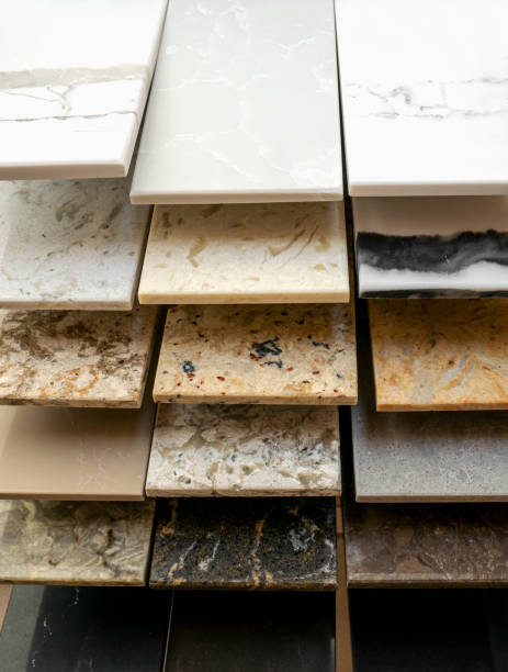 istock A sample of decorative artificial stone. Natural stone texture for kitchen countertops and floors. Finishing materials 1319306642