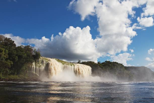istock Hacha waterfall in Canaima National park , Venezuela 1319307114