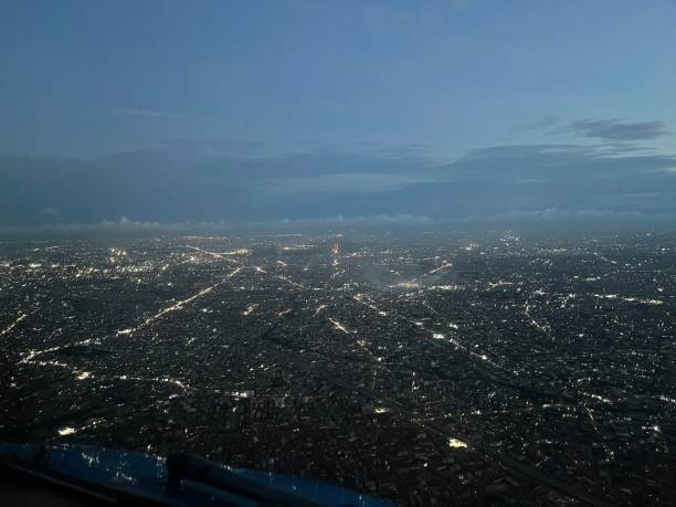 Aerial photo of Lagos Nigeria stock photo