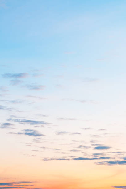 beautiful colorful sky and cloud in twilight time background