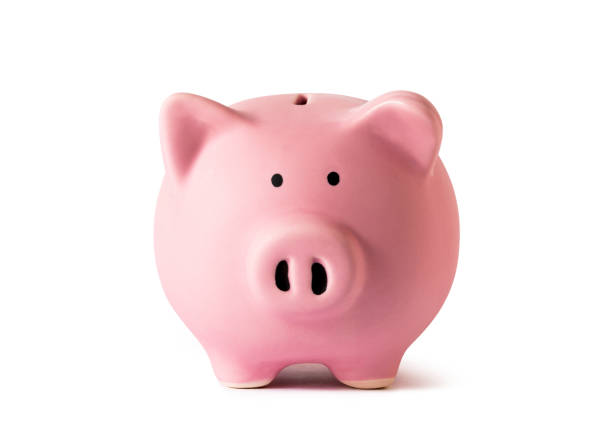 istock Piggy bank with clipping path. 1319330307
