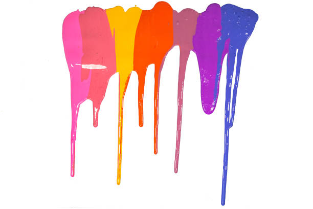 istock sweet tone color are dripping. 1319347701