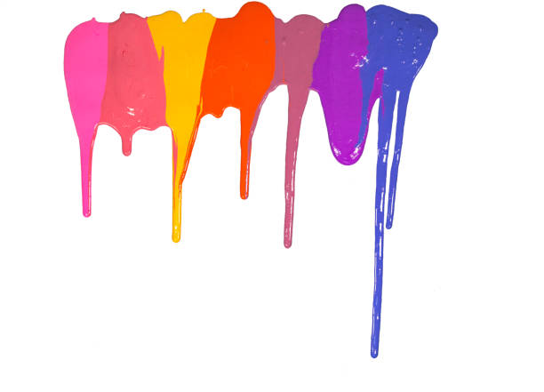 istock sweet tone color are dripping. 1319347711