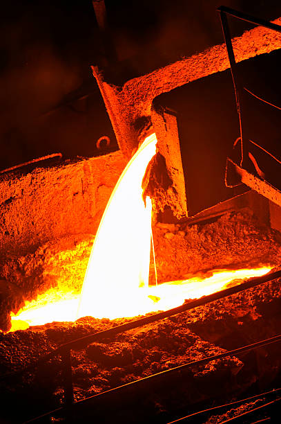 istock Pouring of liquid metal 131935158