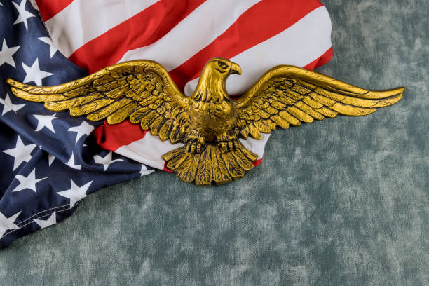 istock American flag on American Bald Eagle independence day memorial day 1319357839