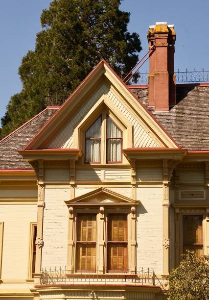 istock Architectural Study Of Roof And Second Story Window 1319362582